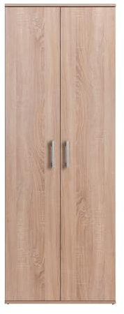 AVANTI TRENDSTORE Montanaro - Armadio multiuso in legno laminato con 2 ante a battente e 4 ripiani, disponibile in 2 colori diversi. Dimensioni LxAxP ca. 60x180x34 cm