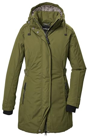 G.I.G.A. DX Damen Funktionsparka/Parka wasserdicht mit abzippbarer Kapuze GW 70 WMN PRK, olivgrün, 38, 41863-000