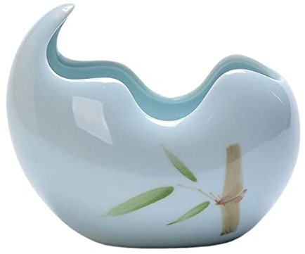 LLMTYO Pots de Plantation Pot de Fleurs d'intérieur Pot de Fleurs spécial pour Plantes hydroponiques Bol créatif pour nénuphars Pot de Plantes personnalisé Petit Aquarium Pots d'extérieur (Bleu)