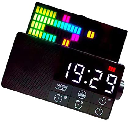 jojofuny Digitalwecker Mit Lautsprecher Funkwecker Fm Für Schlafzimmer Raumdekor Vintage Ästhetik Digitaluhr Wecker Fürs Schlafzimmer Lautsprecherwecker