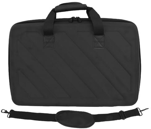Eujgoov DJ Controller Case for DDJ-FLX4, 400, SB2, SB3, RB 2 Channel with Shoulder Strap Travel Bag for DJ Controllers