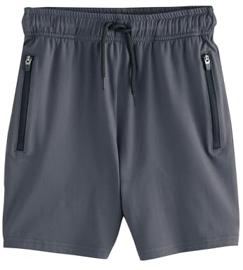 NEXT Jungen Standard Leichte Sport-Shorts Grau Numeric_140