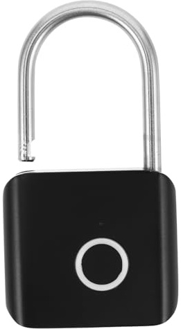 OSALADI Fingerabdruck Schrankschloss aus Zinklegierung für Reise und Büro Ergonomisches Design Benutzerfreundlich Sicheres Tür Fingerabdruckschloss für Gepäck und Schubladen