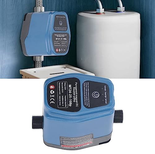 Sonew 【Título】Bomba de Presión de Agua 100W 24V 25L IP56 Bomba de Ducha Inteligente (Enchufe europeo 100-240 V)