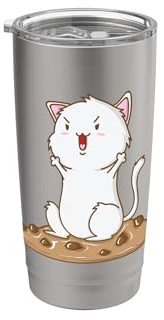 Maus liebt Kekse Doppelwandiger Edelstahl-Thermobecher