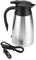 Car Heating Kettle 12/24V Water Heater Bottle 1000ML 304 Stainless Steel Electric Mug Kettle for Van Travel Camping Lorry Truck, Food-grade Silicone and Antirust