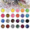 Nagel Glitzer für Gesicht Nägel Augen Lippen Haare Körper Make-Up Glitzer für Musik Festival Masquerade Halloween Party Clubs Weihnachten 24 Farben