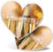 2 x Heart Stickers 7.5 cm - Champagne Flute Glasses Celebration Laptop Tablet Luggage Scrapbook #16077