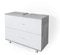 Vicco Waschbeckenunterschrank Ilias, Waschtischunterschrank mit Schubladen, Beton/Weiß, 80 x 60.8 cm