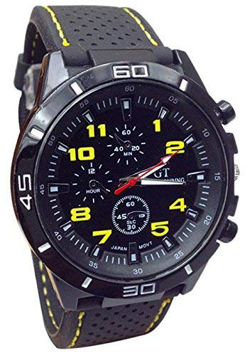 U/K Orologio meccanico, Casual Business silicone orologio sportivo orologio al quarzo orologi da uomo sport orologio da polso in silicone moda ore orologio automatico di alta qualità, cinghia