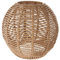 Boho Rattan Lampenschirm Hängelampe Stehlampe Papierlampenschirm Pendelleuchtenschirm Korblampen Hängend Laterne Tischleuchte Ersatzschirm Lampenschirm Zubehör für Tischlampe Hängeleuchten