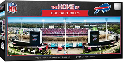 MasterPieces NFL 1000 Piece Jigsaw Puzzle - Buffalo Bills Stadium Panoramic 13x39