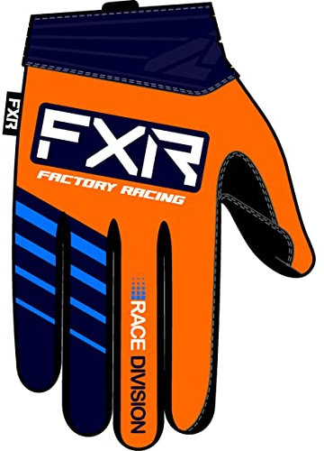 FXR Prime 2023 Motocross Handschuhe, orange/blau, 2XL