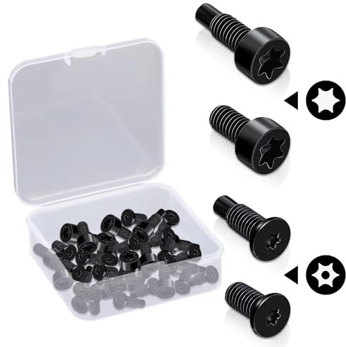 Ring Doorbell Screws Replacement Kit, (4Set/36pcs) T5,T16 Replacement Security Screws Accessories with a Box, Compatible with Video Doorbell, Video Doorbell 2 and Pro