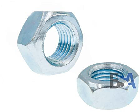 10 pcs Dadi Esagonali M12 IROX 01 Acciaio Zincato Classe 8 (6S) DIN 934 UNI 5588