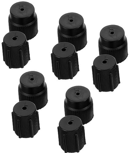 GRIRIW 10 Pièces Bouchon de Pression de climatiseur de Voiture obus de Valve ca Accessoires de climatiseur Accessoires de Voiture majuscules ca kit de Noyau de Valve de climatisation Auto