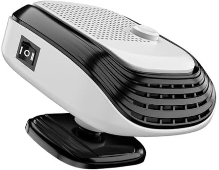 Baceyong Chauffage électrique portable pour voiture, 24 V 150 W, convient pour caravanes, camionnettes, camions, camping-cars, etc.