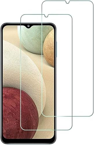 HQ-CLOUD LOT DE 2 Verre Trempé Pour Samsung Galaxy A12 .Film de Protection d'écran Transparent - Anti Rayures - Ultra Résistant Dureté 9H