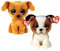 TY Zuzu & Hugo Beanie Boo Regular Multipack - Squishy Beanie Baby Weiche Plüschspielzeuge - Sammelbare Kuschelige Gefüllte Teddybären