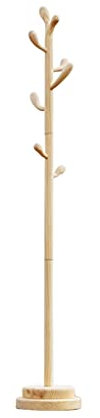 YIHANSS Porte-Manteau Rustique en Bois Porte-Manteau Simple Cintre De Sol Autoportant Entrée Hall Arbres Manteau Arbre Vêtements Chapeau Stand Décor À La Maison Meubles (Couleur : C)