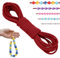 LEREATI Filo Elastico per Braccialetti Resistente 2.5mm x 5m Cordino Elastico Fili per Braccialetti, Cordoncino per Collane, Filo Elastico per Cucire Fai da Te Perline (Rosso)