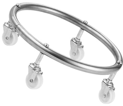 KICHOUSE Gas Cylinder Bracket with Wheels Tank Holder Movable Cylinder Stand Easy Operating