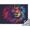 1980s Sweet Memories 1000 Piece Jigsaw Puzzle | Lion | Sustainable Puzzle for Adults | Premium 100% Wooden 1000pcs (75x50cm)