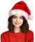 Tibroni Weihnachtsmütze Erwachsene Nikolausmütze LED Licht Weihnachtsmützen Herren Damen Nikolausmütze Plüsch Erwachsene, Christmas Hat, Weihnachtshut Santa Hat, Weihnachts Mütze
