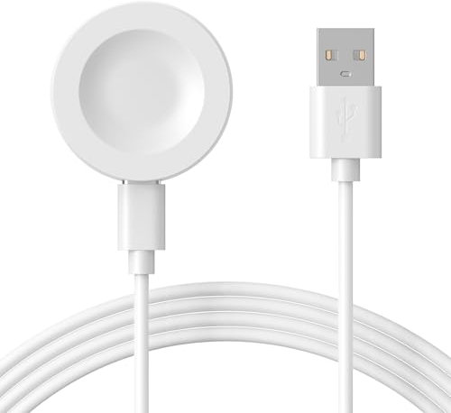 Mugust Cargador para Huawei Watch GT4/GT3/GT2 Pro/Watch 4/3/Ultimate/GT Runner, Cable de Carga USB Repuesto para Reloj Inteligente Accesorios (Blanco)