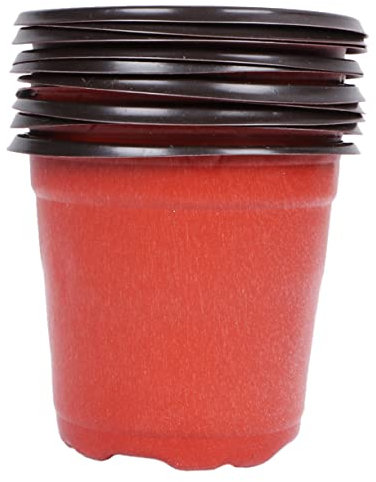 KITANDOVE 50 Stück Kunststoff-blumentöpfe Für Sukkulenten Innentöpfe Blumentopf Mit Gestell