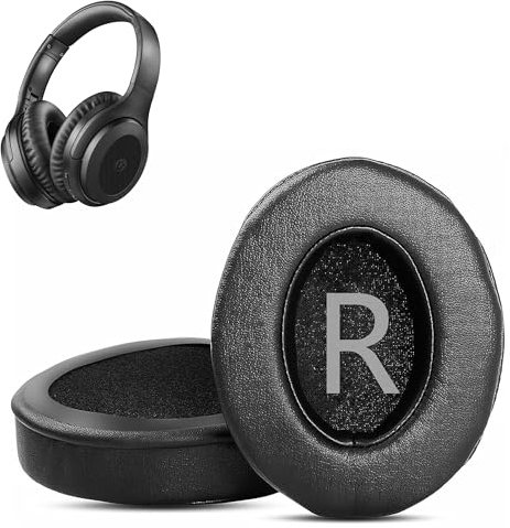 HAIZEEN Ohrpolster Kompatibel mit Utaxo UT-BH001 BH001 Over-Ear Kopfhörer Ohrpolster Ersatzkissen (Proteinleder/Memory-Schaum)