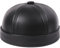 Vobumix Leder Docker Cap Brimless Hat Retro Hut Herren Skullcap Rollmanschette Brimless Caps Dünne Runde Kappen Vintage Sailor Cap Für Herren