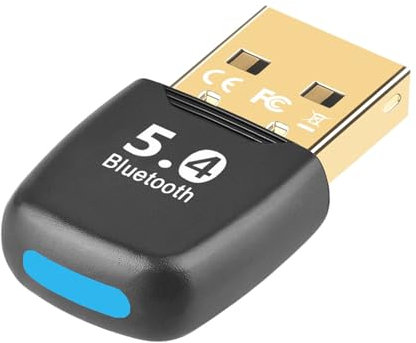 Powice Bluetooth Adapter PC, 5.4 Bluetooth Dongle,USB Bluetooth Adapter,Bluetooth Stick für PC Maus, Tastatur, Kopfhörer, Handy, Tablet, Controller, USB Bluetooth Dongle für Windows 11/10/8.1