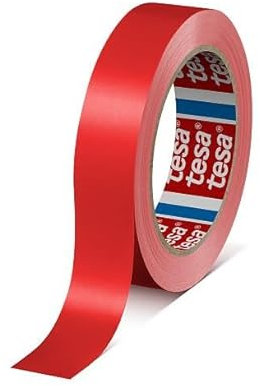 tesa Packband, 66m x 12mm, Rot