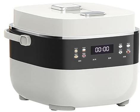Cuiseur À Riz À Faible Teneur en Sucre 3 Litres, Multicuiseur 8 en 1 avec Minuteur Différé 24H, Pot Intérieur Blanc Facile À Nettoyer pour Une Cuisson Saine