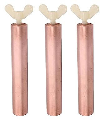 CXCDSS Poolfilter, 2/1PC Solarbetriebener Pool-Ionisator, Luftreiniger, Kupfer-Silber-Ionen-Algen-Reinigungsgerät, Außenschwimmbäder, Wannen-Wasserreiniger(3PC Copper Rod)