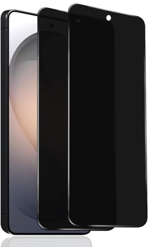 Euukzzea Protector de Pantalla de Privacidad Completo Compatible con Samsung Galaxy S26 Cristal Templado, 2 Piezas Dureza 9H Anti Espía Vidrio Templado Anti-Arañazos, Sin Burbujas