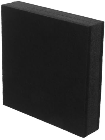 STOBAZA Acoustic Isolation Pad 30 x 30 cm for Subwoofer | black foam body, square shape, raised layer, studio desk use
