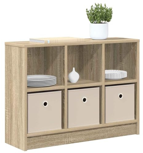 vidaXL Sideboard Sonoma-Eiche 73,5 x 22,5 x 53,5 cm