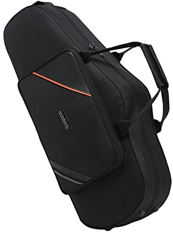 Generic Alto Saxophon mit Samtweichem Futter Robustem Oxford Material Mehreren Außentaschen Und Handgriff für Musikanten Musikreise