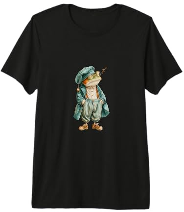 Rana dormilona en Pijama, Gafas Estilo Vintage Camiseta Premium