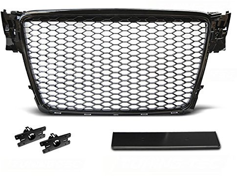 Shop Import - Griglia per Radiatore dell’Auto, Colore: Nero lucido