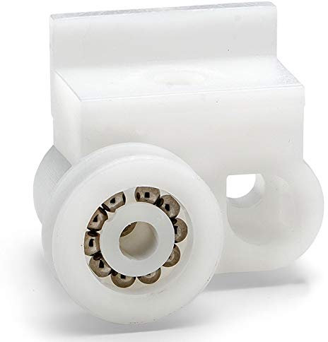 2 x Single Shower Door Grooved Rollers/Runners 16mm Wheel Diameter E11