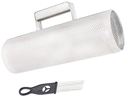 Homyl Guiro Profesional de Acero Inoxidable Instrumento Muscial de Percusión con Raspador