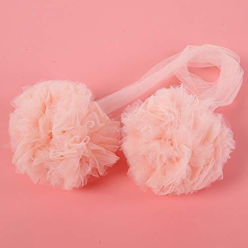 Baby Moskitonetz Blume Ball Wand Anhänger Baby Bett Hochzeit Party Outdoor DIY Hängende Dekoration(Rosa)