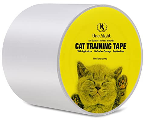 One Sight Couch Kratzschutz Katze Hunde, Doppelseitig Anti-Kratzer Katzen Ausbildung Klebeband, Kratzabwehr Katzen Hund Set für Sofa, Tür, Möbel, Wand, 10cm x 27cm