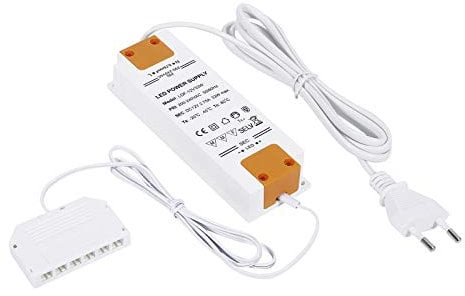JUNKER Lighting LED Transformator Trafo 12 VDC / 33 W Netzgerät mit 6-fach Verteiler Eingangsspannung: 220-240V / Ausgangsspannung: 12V/33W