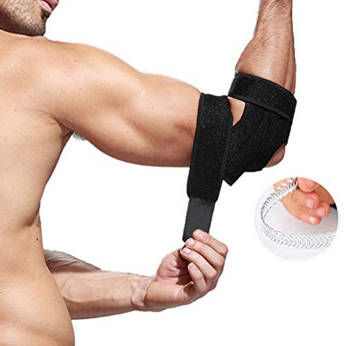 Akemaio Komprimierte Ellenbogen Bandage Einstellbare Elbow Support Pad Arm Strap Ellenbogenbandage Unterstützung für Tennis Golf Basketball Fußball