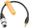 tisino Cavo Adattatore da XLR jack a 3,5 mm, bilanciato XLR femmina a convertitore stereo mini jack da 3,5mm, 30 cm