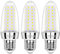 SAUGLAE 15W LED Lampen, 120W Glühlampen Äquivalent, 6000K Kaltweiß, 1700Lm, E27 Edison Schraube LED Leuchtmittel, 3 Stück